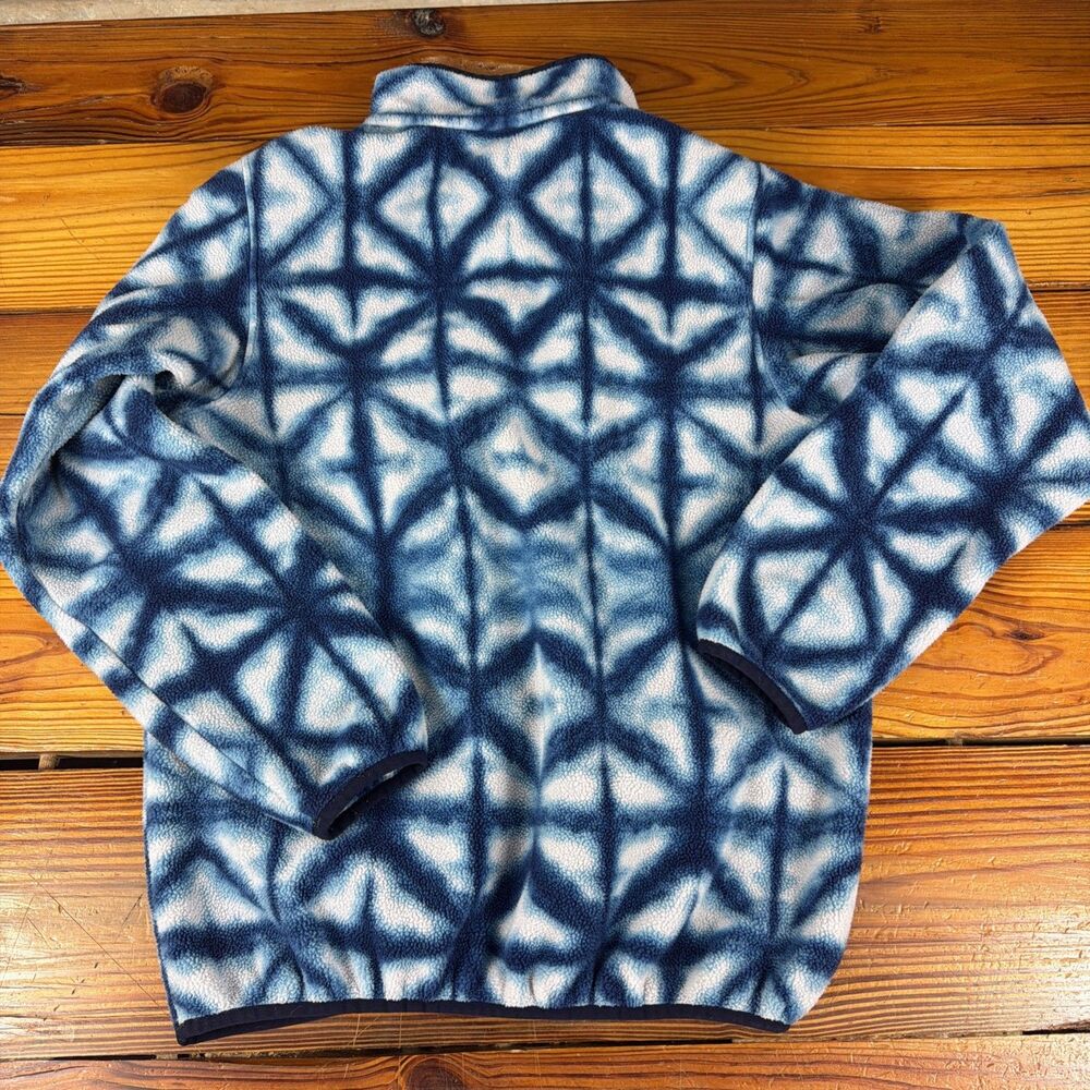 Patagonia Synchilla Snap-T Jacket Womens Medium Shibori Tie Dye Diamond - Picture 6 of 7
